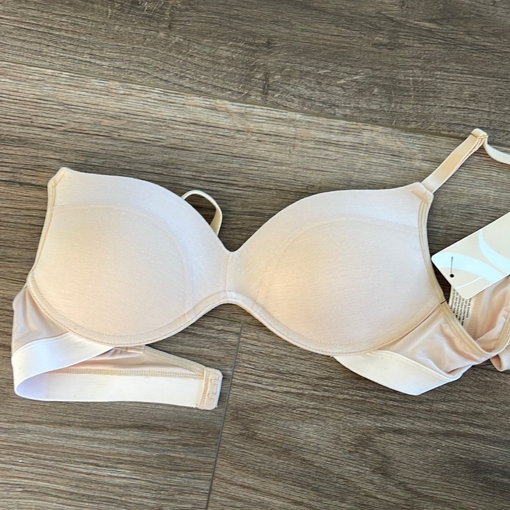 NWT lively all day no wire push up in toasted almond